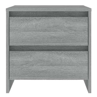 Nachtkastje 45X34,5X44,5 Cm Spaanplaat Grijs Sonoma Eikenkleur 1