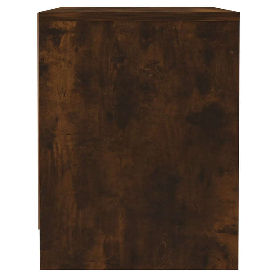 Nachtkastje 45X34,5X44,5 Cm Spaanplaat Kleurig 1 Gerookt eiken