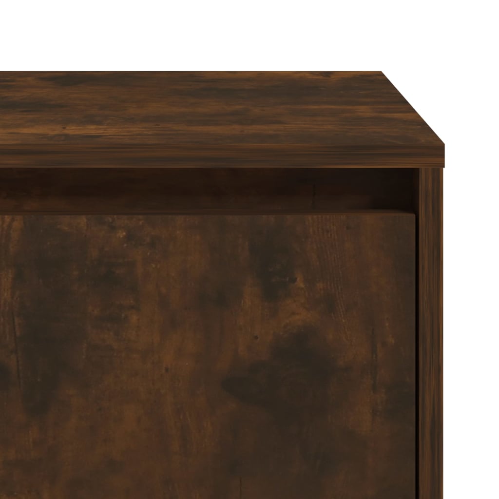 Nachtkastjes 45X34X44,5 Cm Spaanplaat Kleurig 2 Gerookt eiken