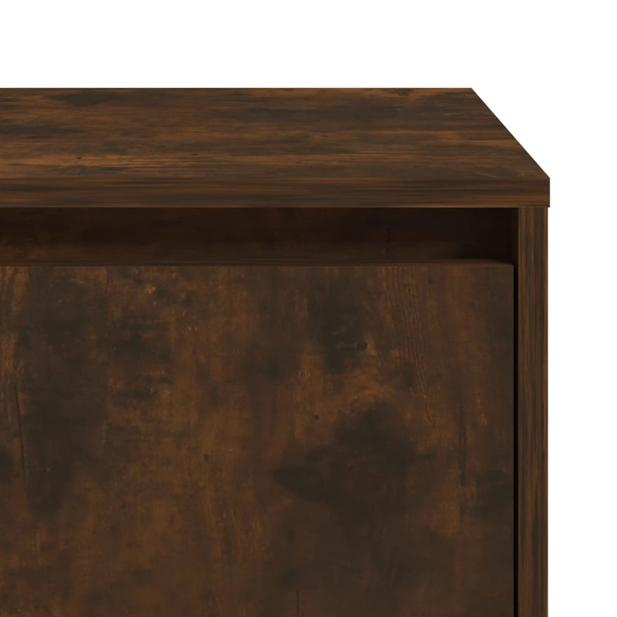 Nachtkastjes 45X34X44,5 Cm Spaanplaat Kleurig 2 Gerookt eiken
