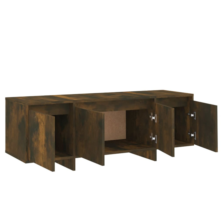 Tv-meubel 120x30x40,5 cm spaanplaat gerook eikenkleurig Gerookt eiken