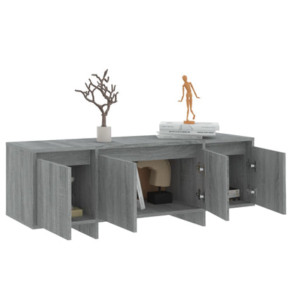 Tv-meubel 120x30x40,5 cm spaanplaat grijs sonoma eikenkleurig Grijs sonoma