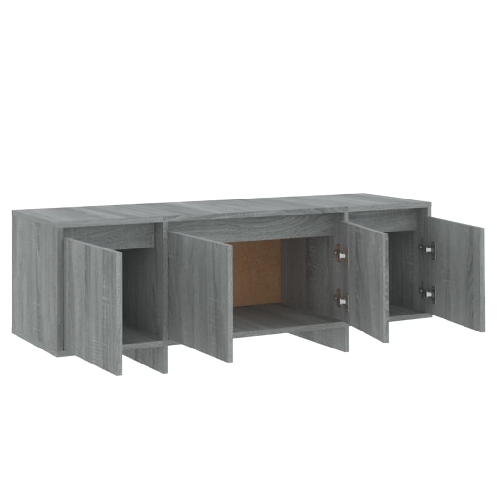 Tv-meubel 120x30x40,5 cm spaanplaat grijs sonoma eikenkleurig Grijs sonoma