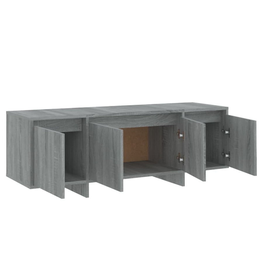 Tv-meubel 120x30x40,5 cm spaanplaat grijs sonoma eikenkleurig Grijs sonoma