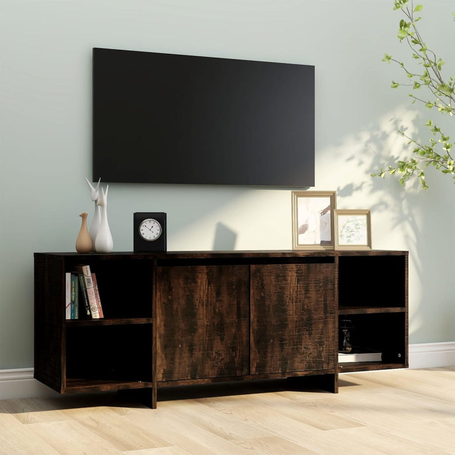 Tv-Meubel 30X35X50 Cm Spaanplaat Kleurig Gerookt eiken