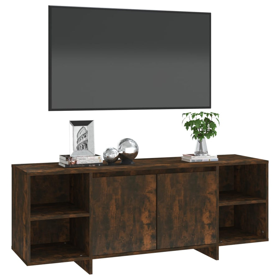 Tv-Meubel 30X35X50 Cm Spaanplaat Kleurig Gerookt eiken