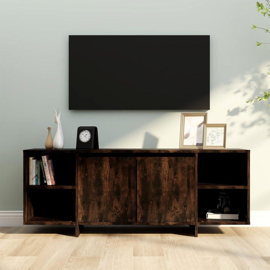 Tv-Meubel 30X35X50 Cm Spaanplaat Kleurig Gerookt eiken