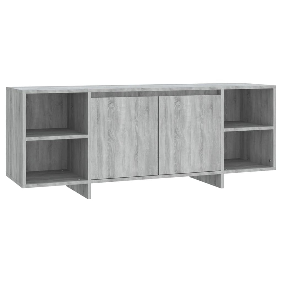 Tv-Meubel 30X35X50 Cm Spaanplaat Eikenkleurig Grijs sonoma