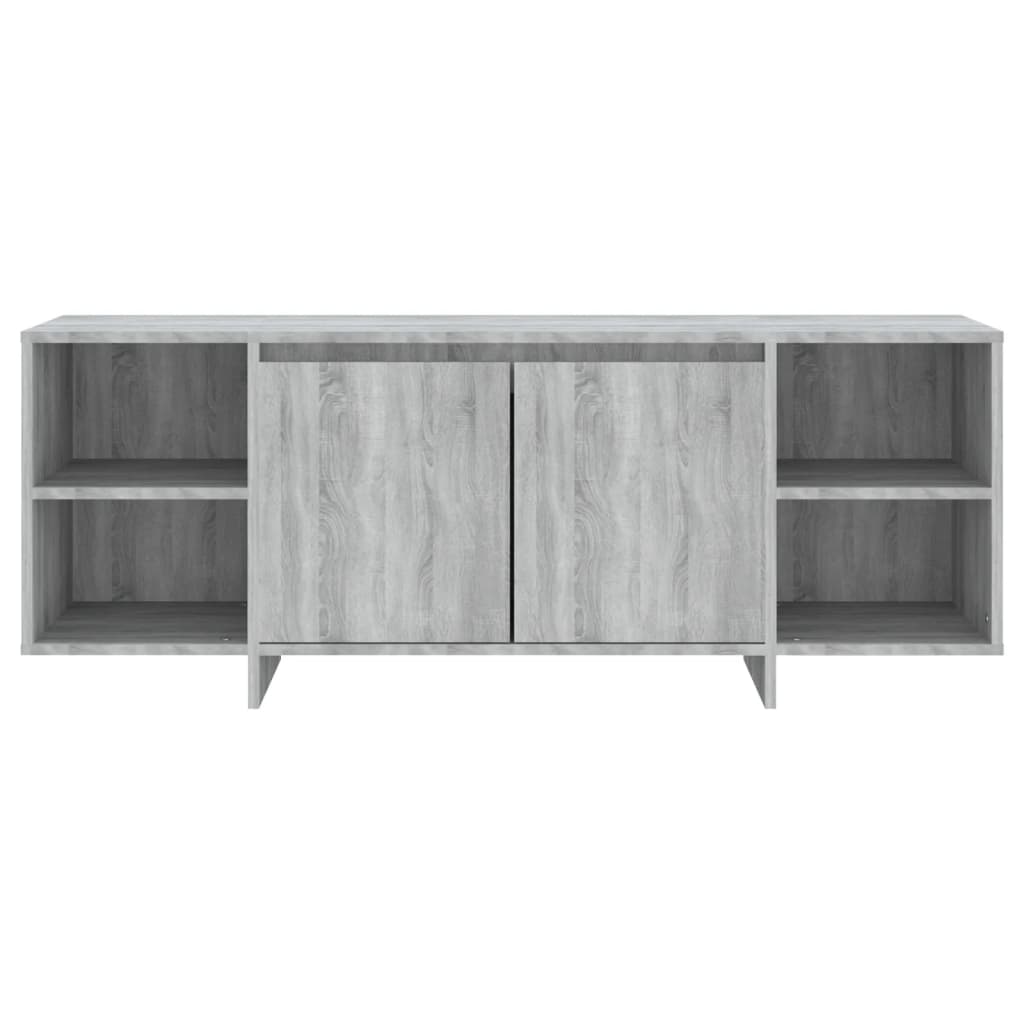 Tv-Meubel 30X35X50 Cm Spaanplaat Eikenkleurig Grijs sonoma
