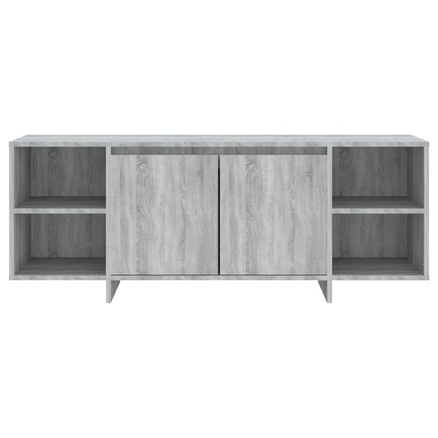 Tv-Meubel 30X35X50 Cm Spaanplaat Eikenkleurig Grijs sonoma