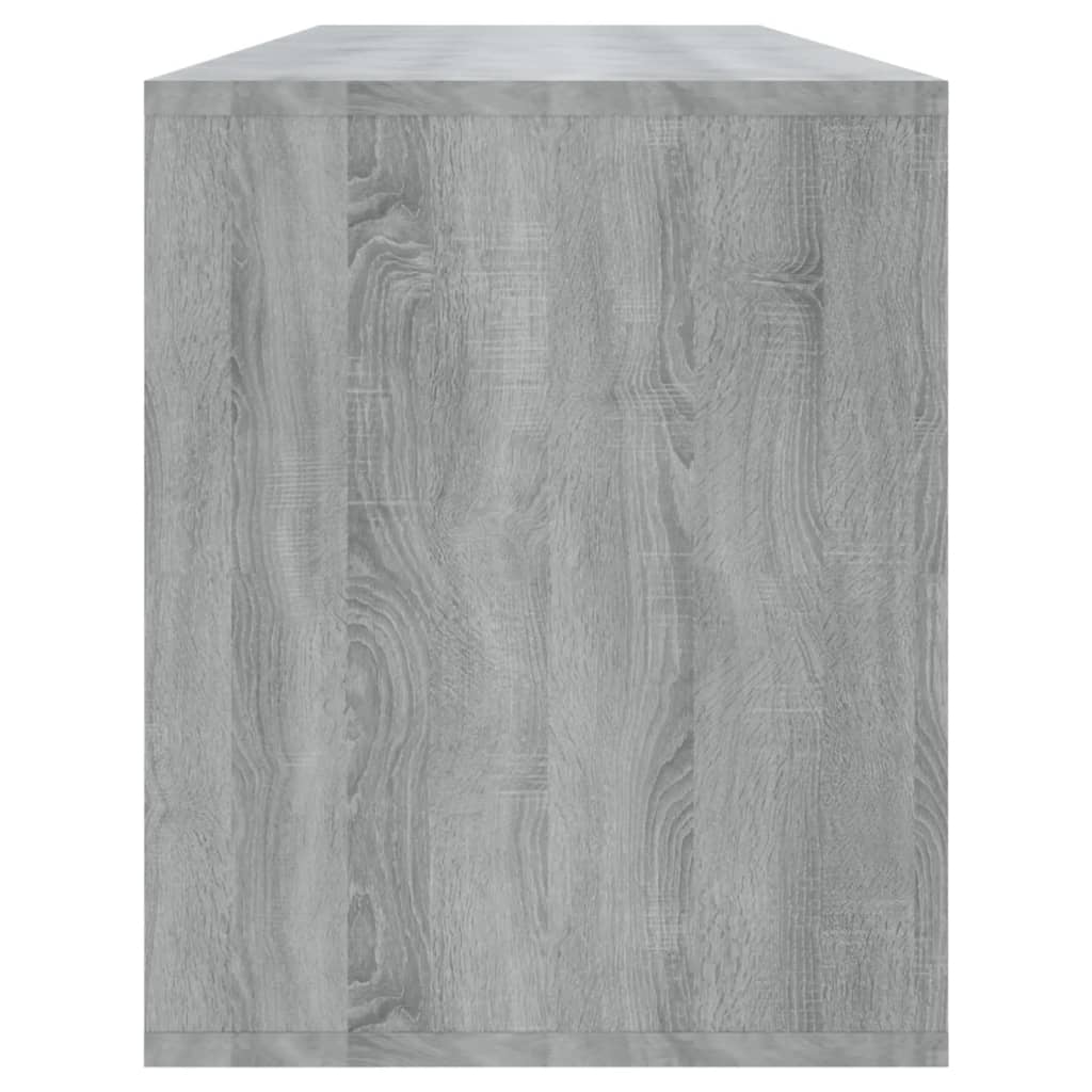 Tv-Meubel 30X35X50 Cm Spaanplaat Eikenkleurig Grijs sonoma