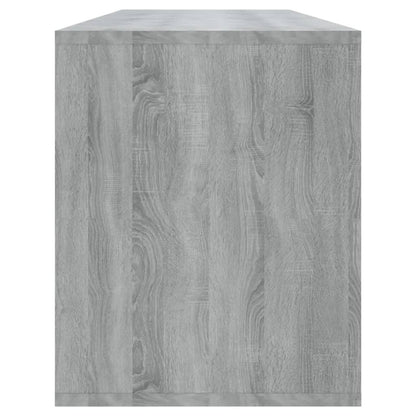 Tv-Meubel 30X35X50 Cm Spaanplaat Eikenkleurig Grijs sonoma