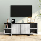 Tv-meubel 130x35x50 cm grijs sonoma eiken