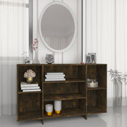 Dressoir 120x30x75 cm spaanplaat gerookt eiken