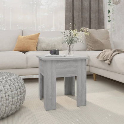 Salontafel Bewerkt Hout Eikenkleurig 40 x 40 x 42 cm