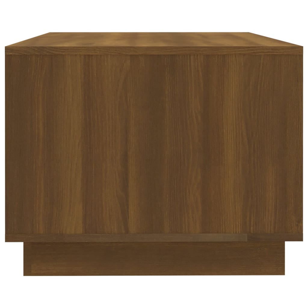 Salontafel 102x55x43 cm bewerkt hout bruin eikenkleur