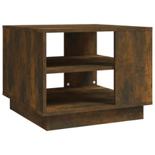 Salontafel 55x55x43 cm spaanplaat gerookt eikenkleurig Gerookt eiken
