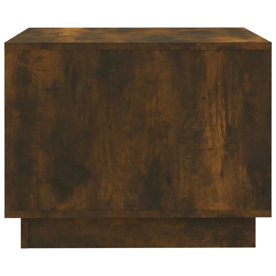 Salontafel 55x55x43 cm spaanplaat gerookt eikenkleurig Gerookt eiken