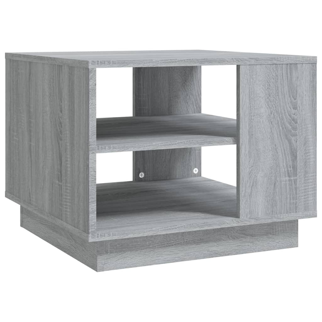 Salontafel 55x55x43 cm spaanplaat grijs sonoma eikenkleurig Grijs sonoma