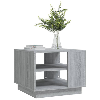 Salontafel 55x55x43 cm spaanplaat grijs sonoma eikenkleurig Grijs sonoma