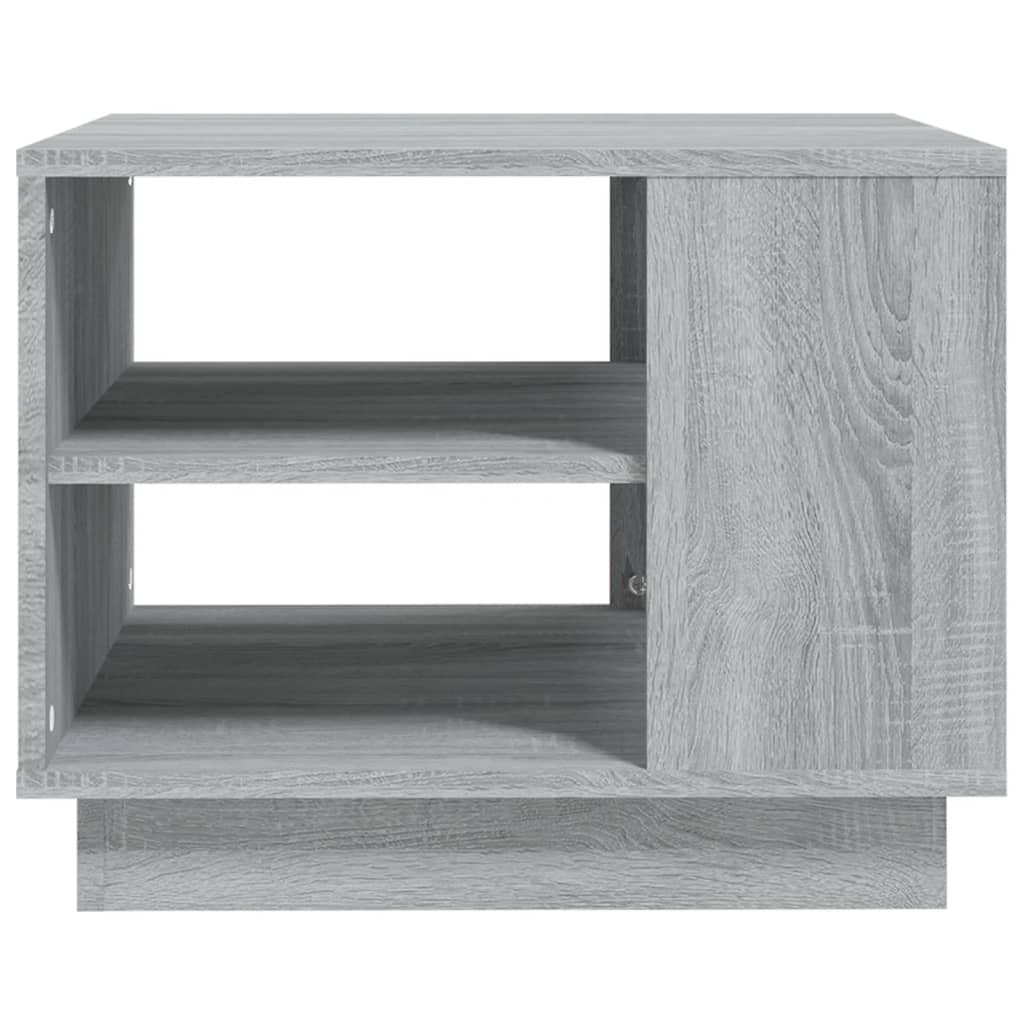 Salontafel 55x55x43 cm spaanplaat grijs sonoma eikenkleurig Grijs sonoma