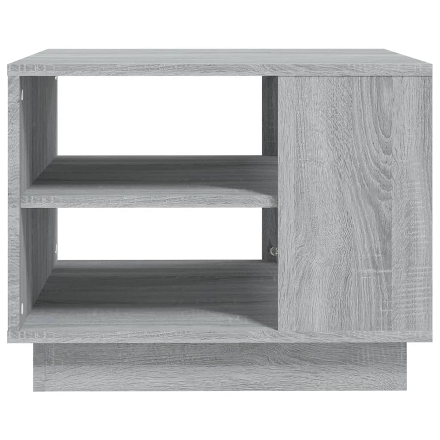 Salontafel 55x55x43 cm spaanplaat grijs sonoma eikenkleurig Grijs sonoma