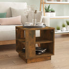 Coffee table 40x40x43 cm engineered wood smoked oak color