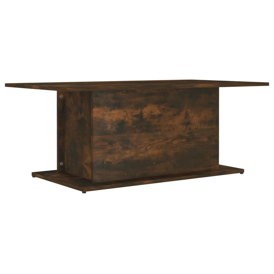 Salontafel 02X55,5X40 Cm Spaanplaat Kleurig Gerookt eiken