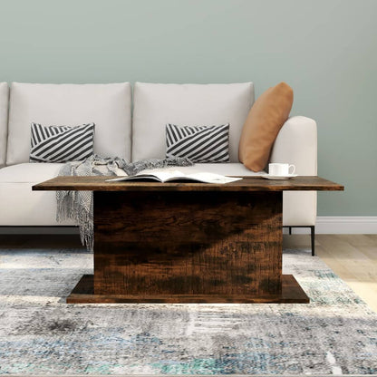 Salontafel 02X55,5X40 Cm Spaanplaat Kleurig Gerookt eiken