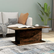 Salontafel 102x55,5x40 cm spaanplaat gerookt eiken