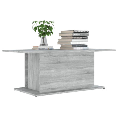 Salontafel 102x55,5x40 cm spaanplaat grijs sonoma eikenkleurig Grijs sonoma