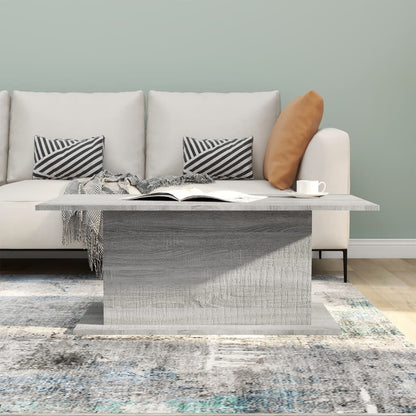 Salontafel 102x55,5x40 cm spaanplaat grijs sonoma eikenkleurig Grijs sonoma
