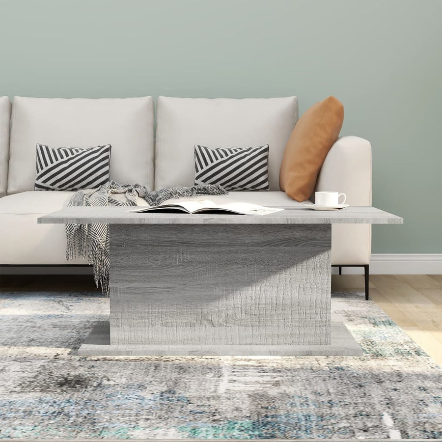 Salontafel 102x55,5x40 cm spaanplaat grijs sonoma eikenkleurig Grijs sonoma