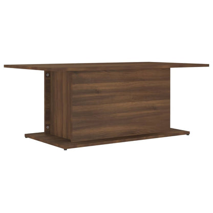 Salontafel 102x55,5x40 cm spaanplaat bruineikenkleurig bruin eikenkleur