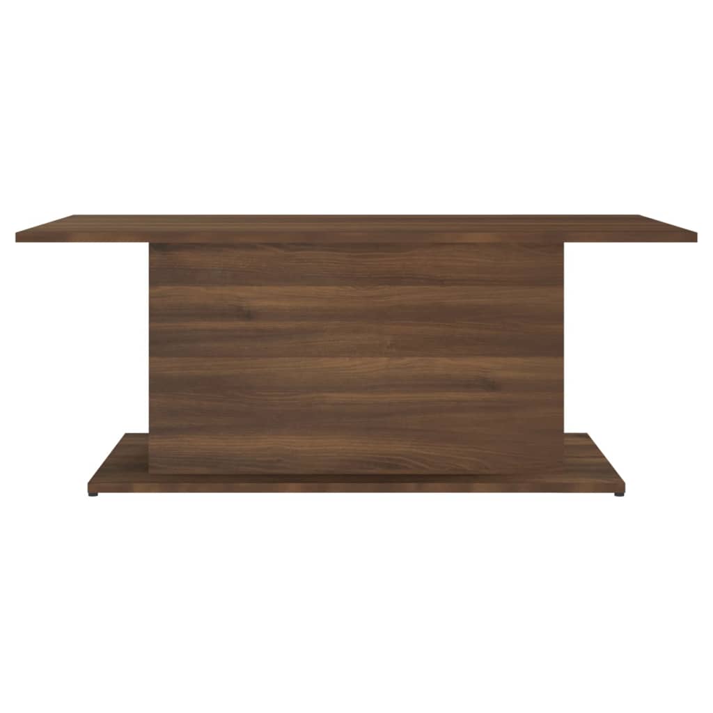 Salontafel 102x55,5x40 cm spaanplaat bruineikenkleurig bruin eikenkleur