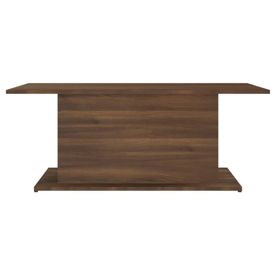 Salontafel 102x55,5x40 cm spaanplaat bruineikenkleurig bruin eikenkleur