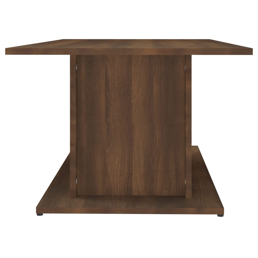 Salontafel 102x55,5x40 cm spaanplaat bruineikenkleurig bruin eikenkleur