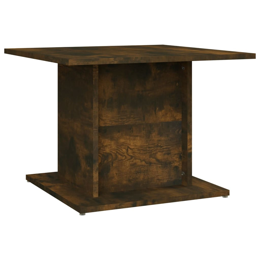 Salontafel 55,5X55,5X40 Cm Spaanplaat Kleurig Gerookt eiken