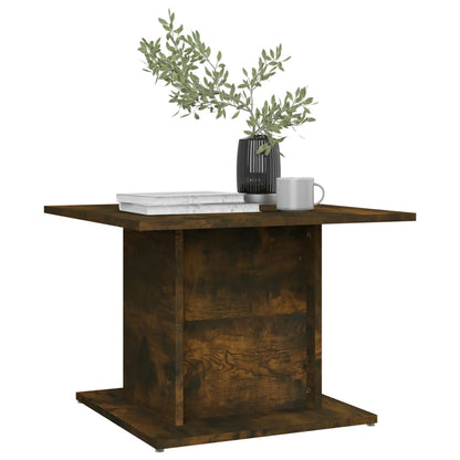Salontafel 55,5X55,5X40 Cm Spaanplaat Kleurig Gerookt eiken