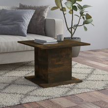 Salontafel 55,5X55,5X40 Cm Spaanplaat Kleurig Gerookt eiken