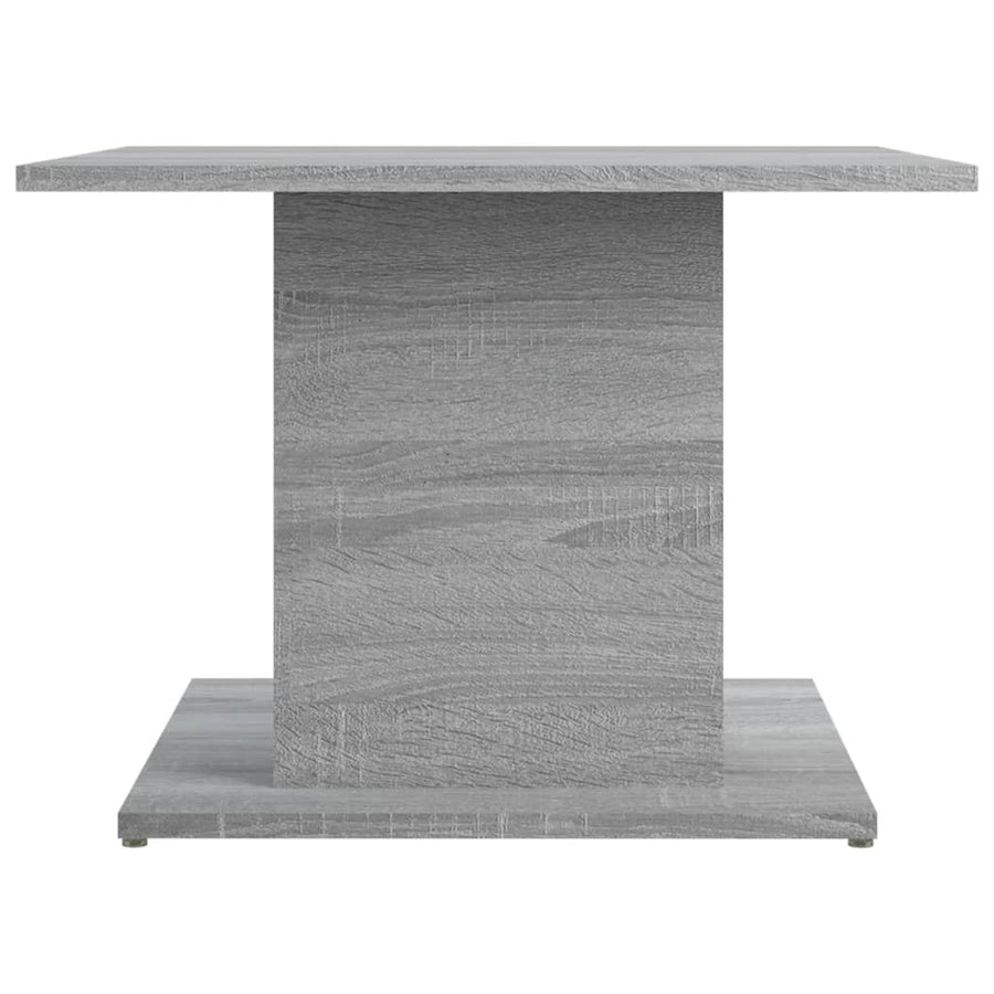 Salontafel 55,5X55,5X40 Cm Spaanplaat Eikenkleurig Grijs sonoma
