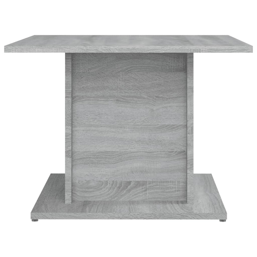 Salontafel 55,5X55,5X40 Cm Spaanplaat Eikenkleurig Grijs sonoma