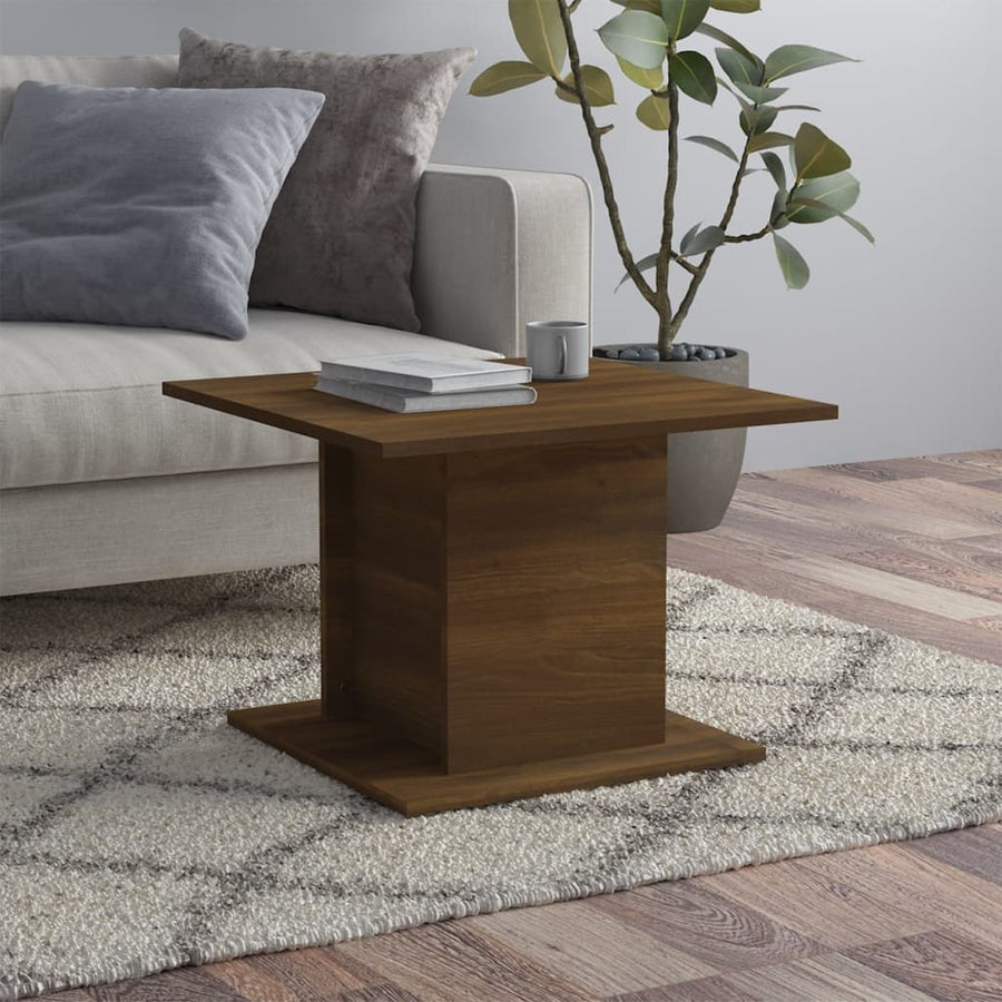 Salontafel 55,5X55,5X40 Cm Spaanplaat Bruineikenkleurig bruin eikenkleur