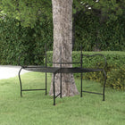 Tree bench 150 cm steel black