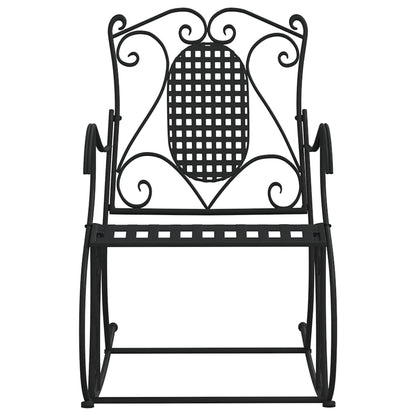 Schommelbank 84 Cm Staal Zwart 84 x 54 x 95 cm