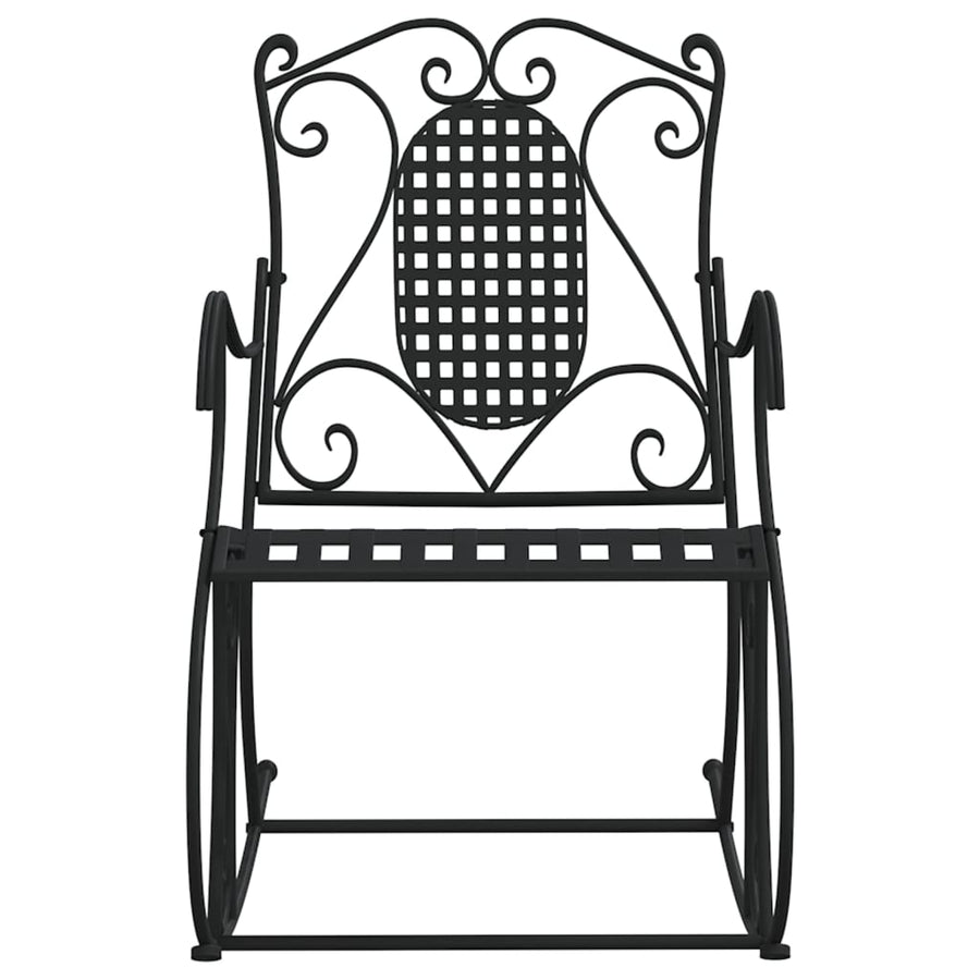 Schommelbank 84 Cm Staal Zwart 84 x 54 x 95 cm