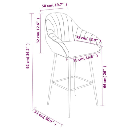 Barkrukken Kunstleer