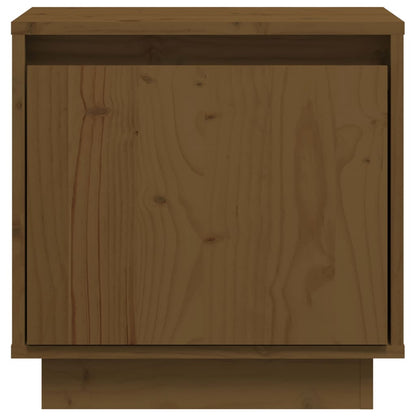 Nachtkastjes 40X30X40 Cm Massief Grenenhout 2 Honingbruin