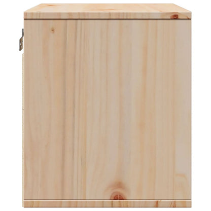 Wandkast 45X30X35 Cm Massief Grenenhout