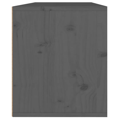 Wandkasten 45X30X35 Cm Massief Grenenhout 2 Grijs